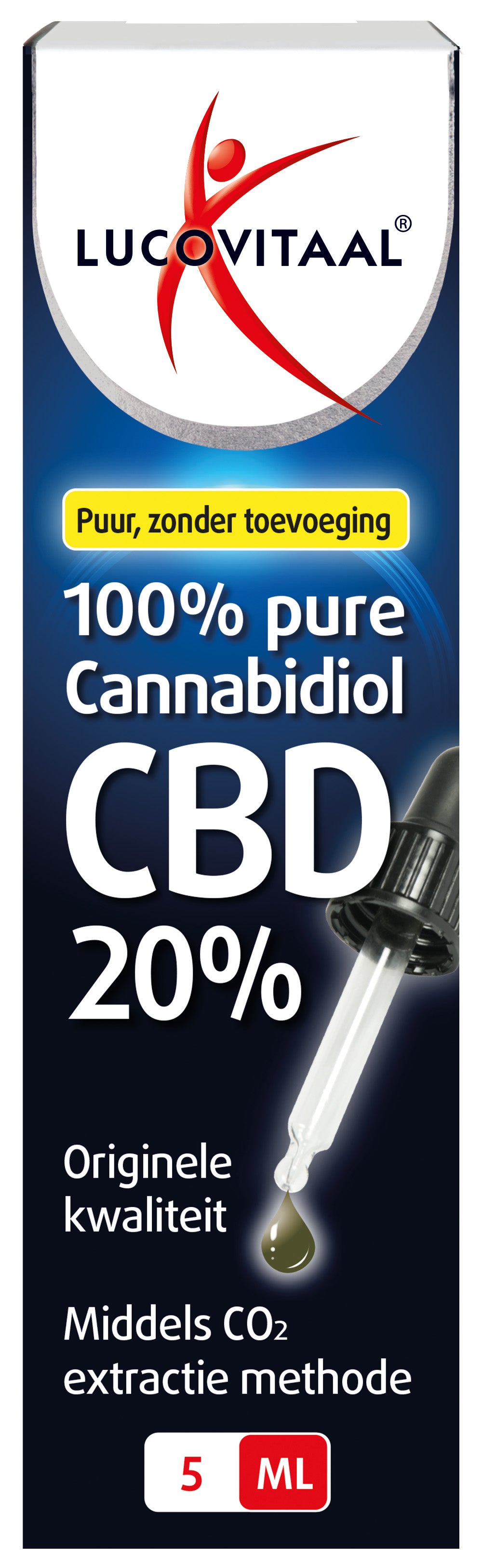 Lucovitaal CBD olie 20% 5 Milliliter