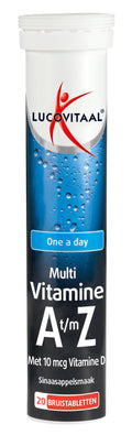 Lucovitaal Multi A t/m Z sinaasappelsmaak 20 Bruistabletten