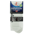 Lucovitaal Koper compressie steunsok maat 42-47 wit 1.00 Paar