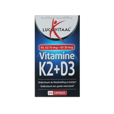 Lucovitaal Vitamine K2 + D3 60.00 Capsules