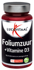 Lucovitaal Foliumzuur + vitamine D3 tabletten 120 Tabletten