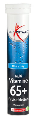 Lucovitaal Multi 65+ mangosmaak 20 Bruistabletten