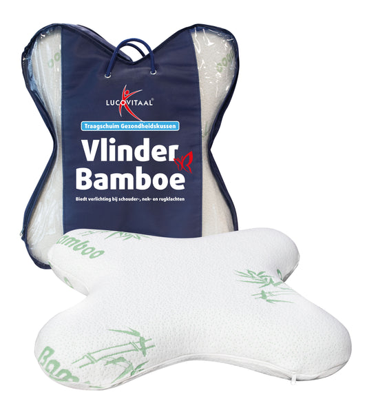 Lucovitaal Bamboe vlinderkussen 1 Stuks