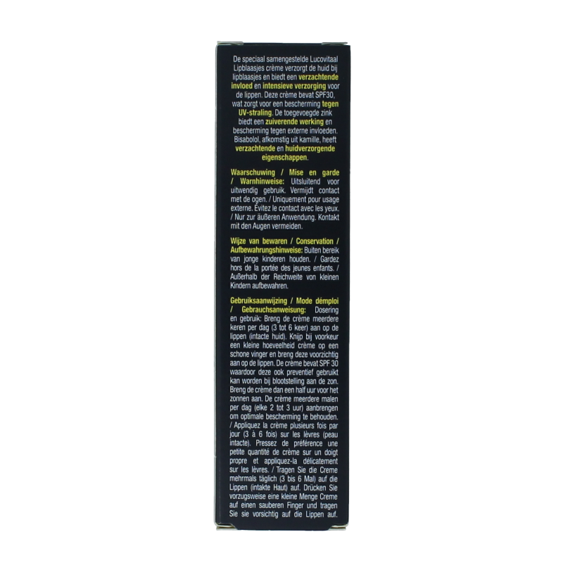 Lucovitaal Lipblaasjes rescue creme 7 Milliliter