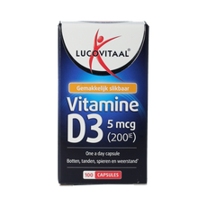 Lucovitaal D3 Vitamine 100% 100.00 Capsules