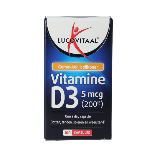 Lucovitaal D3 Vitamine 100% 100.00 Capsules