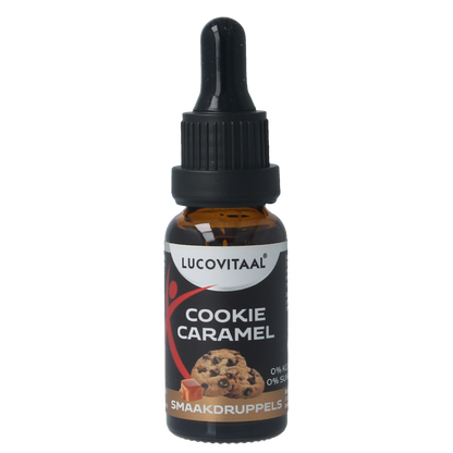 Lucovitaal Smaak druppels cookie caramel 20.00 Milliliter