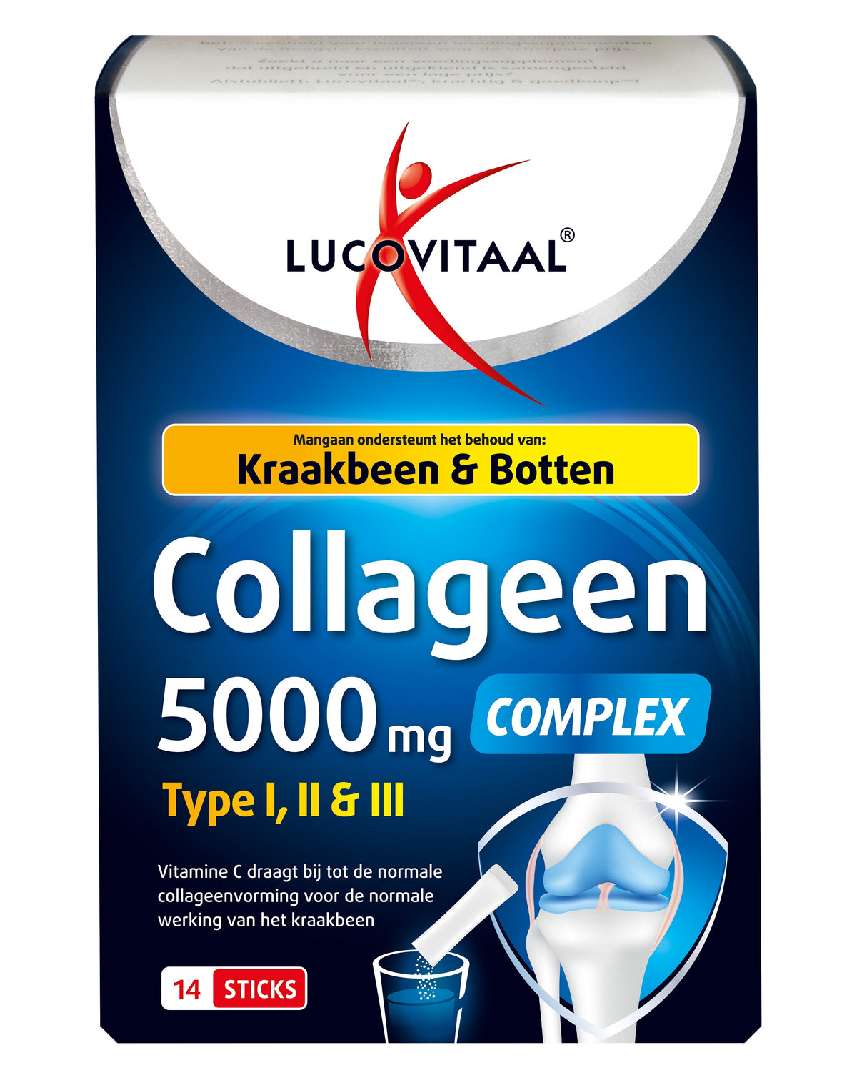 Lucovitaal Collageen complex 5000mg sticks 14.00 Stuks