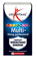 Lucovitaal Multi+ weerstand hoog gedoseerd 60 Kauwtabletten
