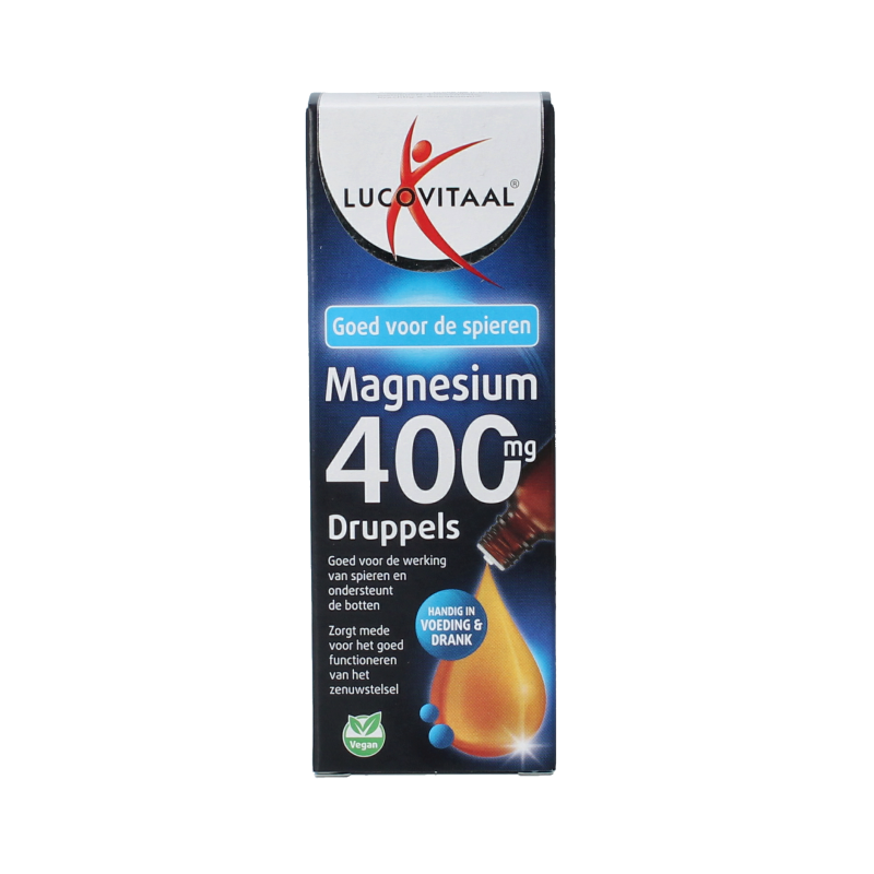 Lucovitaal Magnesium 400mg druppels 50 Milliliter