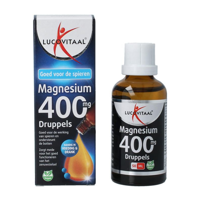 Lucovitaal Magnesium 400mg druppels 50 Milliliter