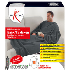 Lucovitaal Electrische warmte bank/TV deken 1 Paar
