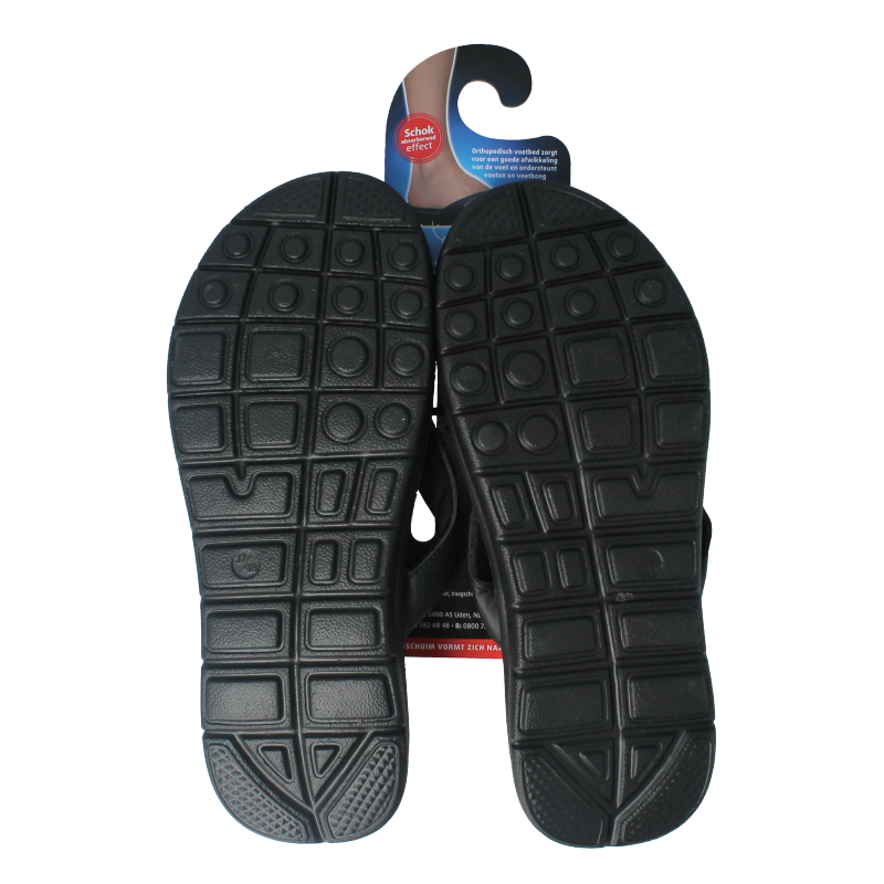 Lucovitaal Orthopedische slipper 37-38 zwart 1 Paar