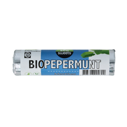 Eco Sweets Pepermuntrolletjes bio 21.00 Gram