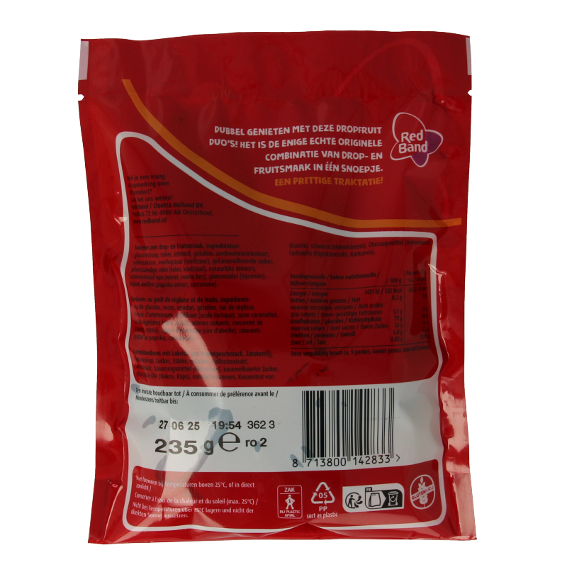Red Band Dropfruit duo 235 Gram