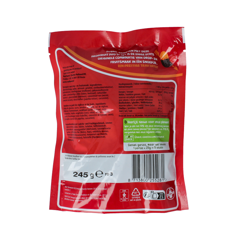 Red Band Dropfruit duo 245 Gram