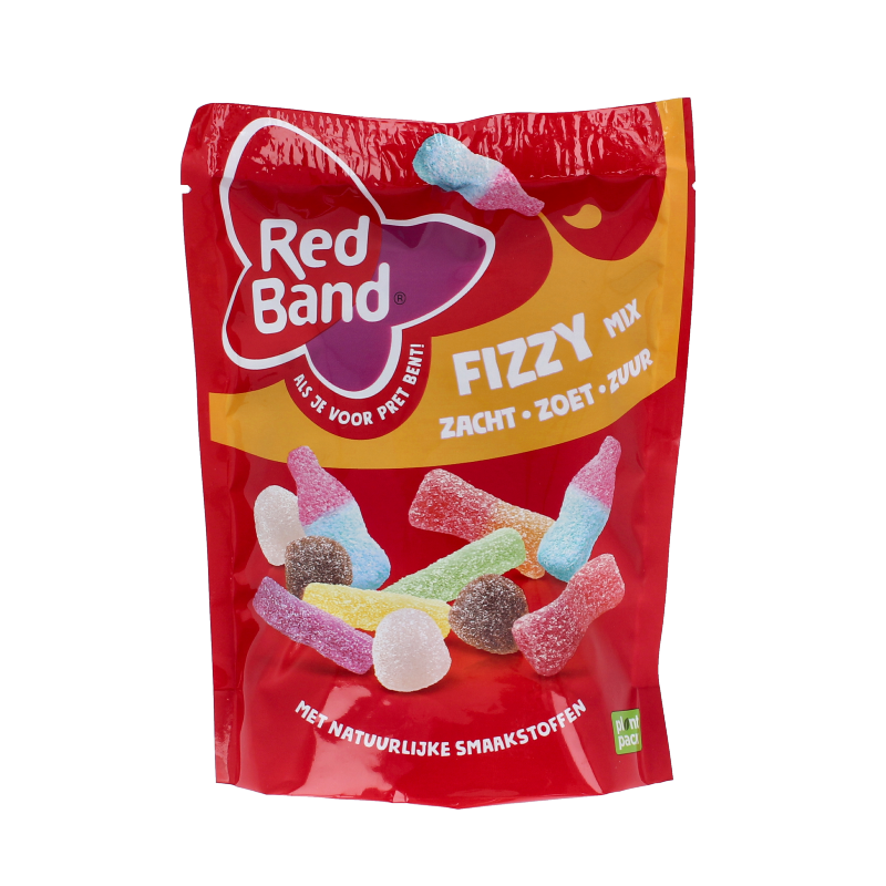 Red Band Snoepmix fizzy 215 Gram