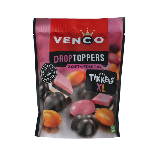 Venco Droptoppers fruitig 225 Gram