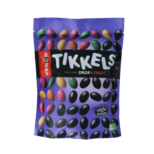 Venco Tikkels drop & fruit 245 Gram