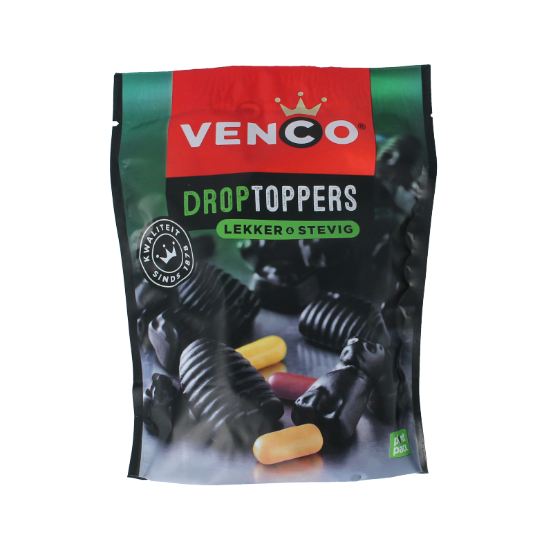Venco Droptoppers lekker stevig 225 Gram