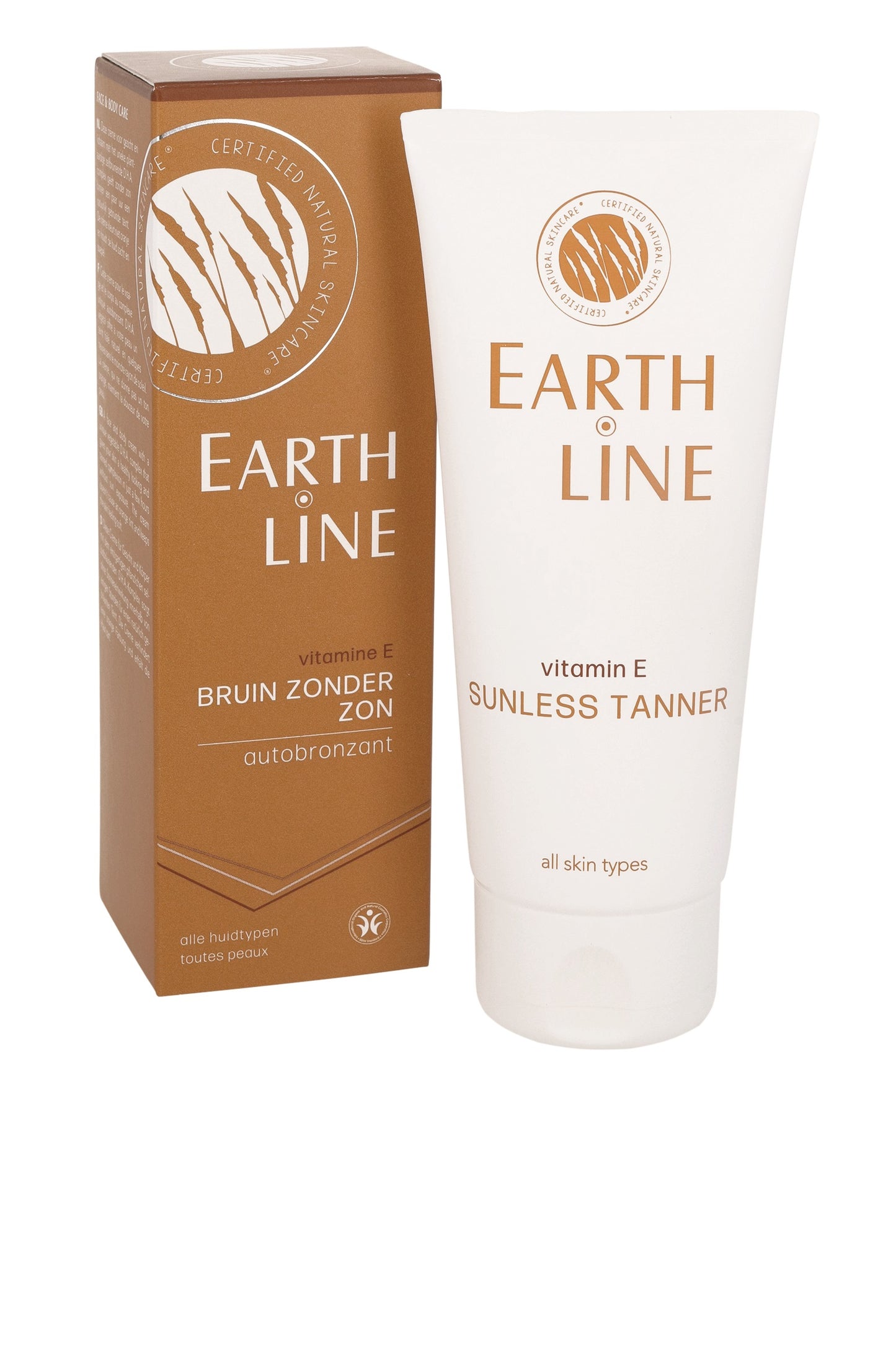 Earth Line Vitamine E bruin zonder zon 100 Milliliter