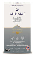 Minami MorEPA platinum + vitamine D3 60 Softgels