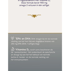 Minami MorEPA platinum + vitamine D3 60 Softgels