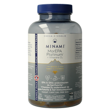Minami MorEPA platinum + vitamine D3 120.00 Softgels