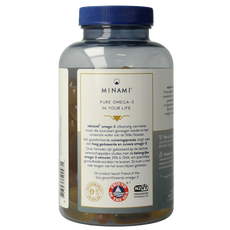 Minami MorEPA platinum + vitamine D3 120.00 Softgels