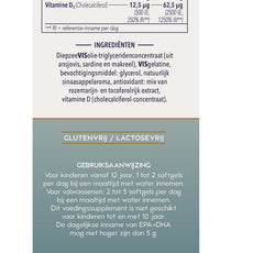 Minami MorEPA platinum mini + vitamine D3 90.00 Softgels