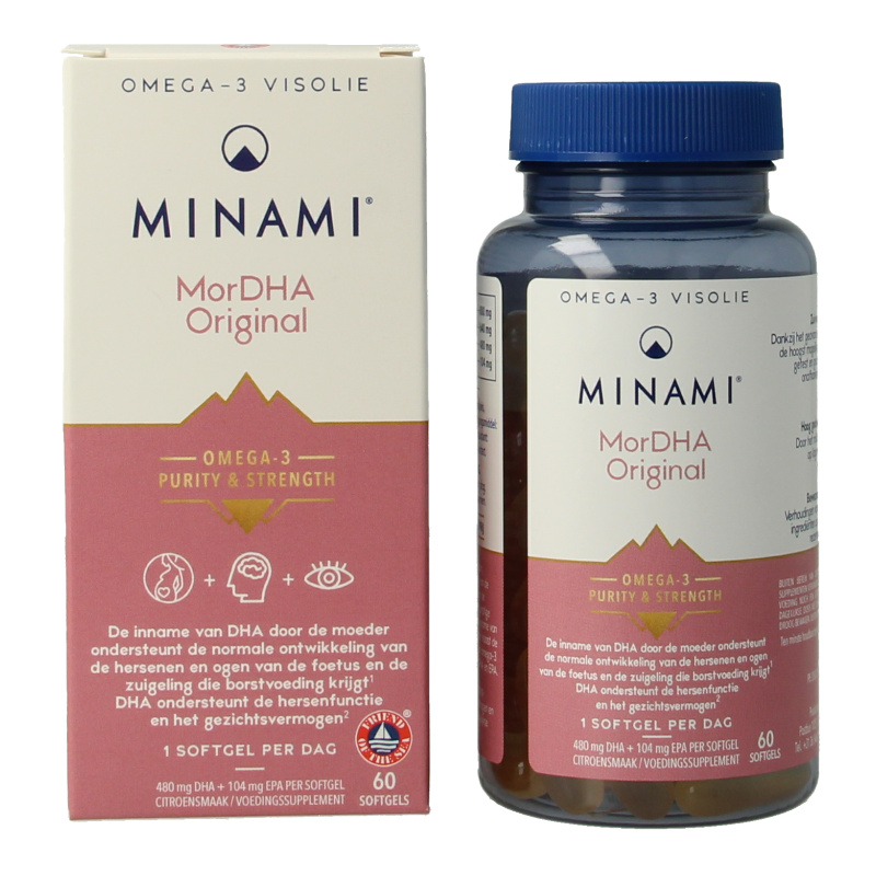 Minami MorDHA original citroensmaak 60 Softgels
