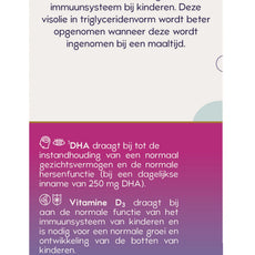 Minami EPA+DHA liquid kids + vitamine D3 100.00 Milliliter