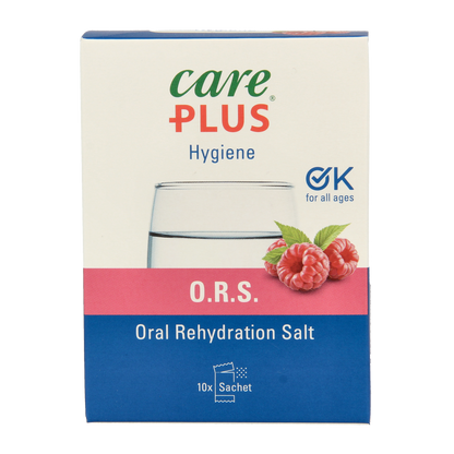 Care Plus ORS framboos 10.00 Stuks