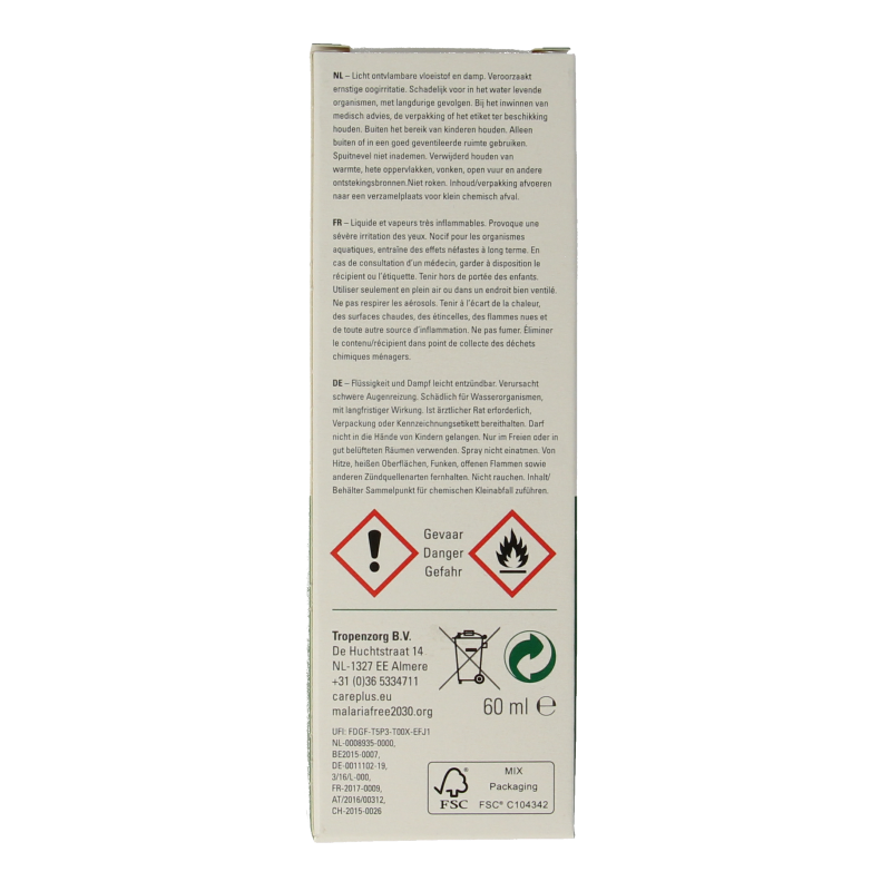 Care Plus Deet spray 40% 60 Milliliter