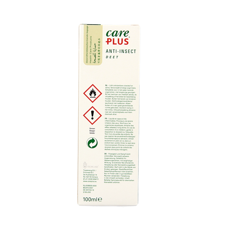 Care Plus Deet spray 40 100 Milliliter