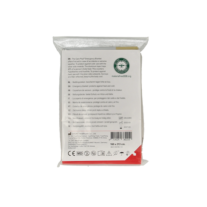Care Plus Emergency blanket gold/silver 1.00 Stuks