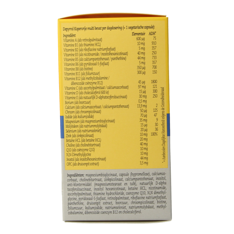 Depyrrol Kopervrije multi 60 Vegetarische capsules