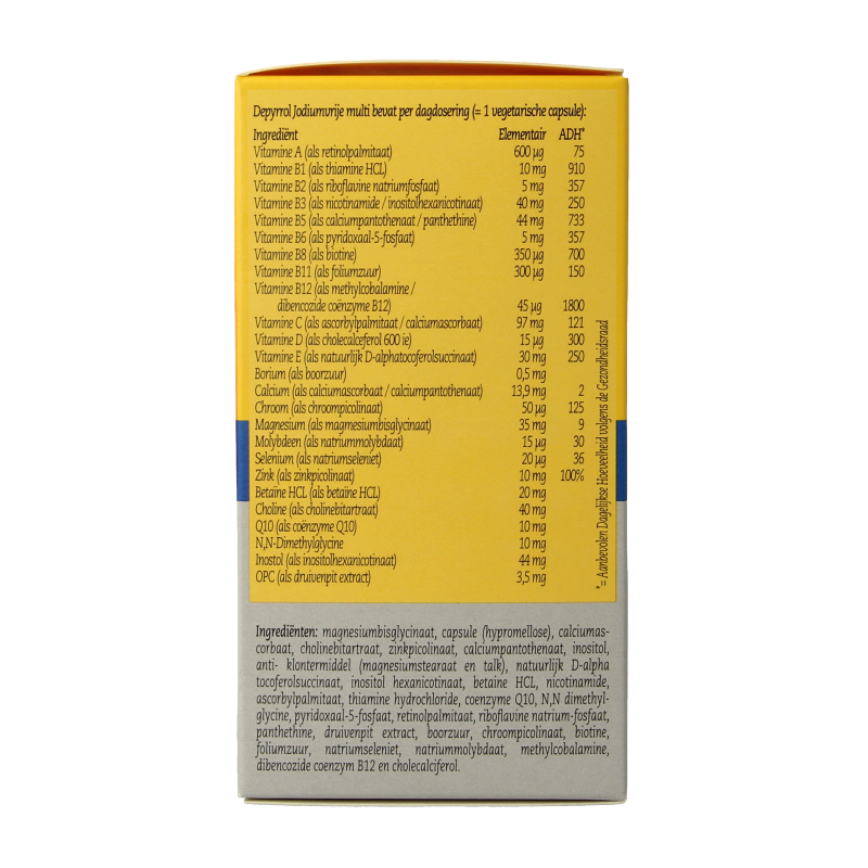 Depyrrol Jodiumvrije multi 60 Vegetarische capsules