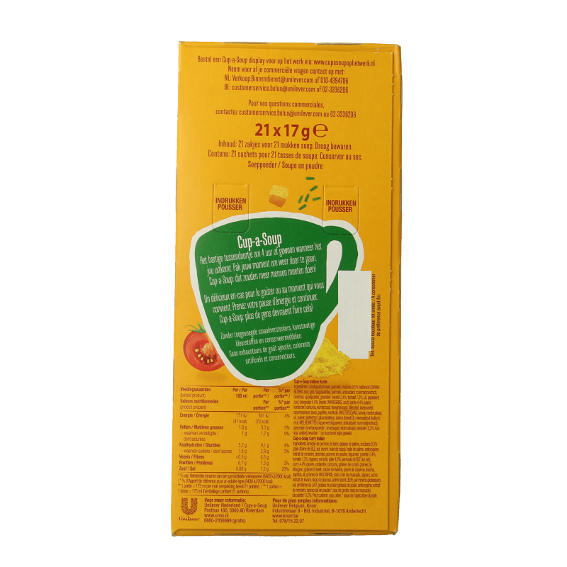 Cup a Soup Kerriesoep 21 Zakjes