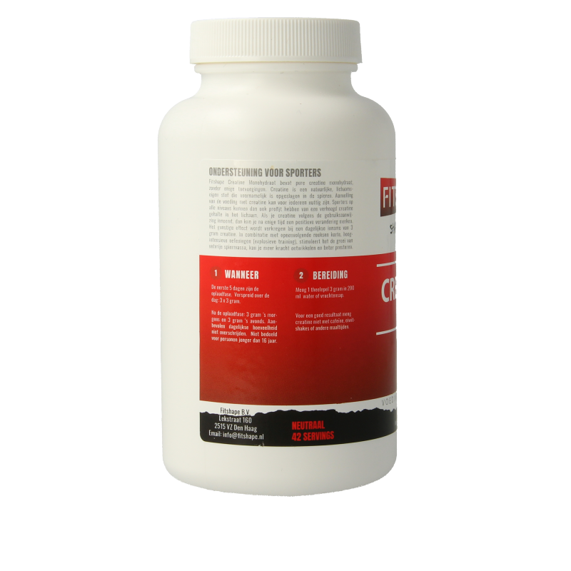 Fitshape Creatine monohydraat 125 Gram