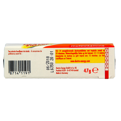 Dextro Multivitamine tablet 47 gram 1.00 Rol