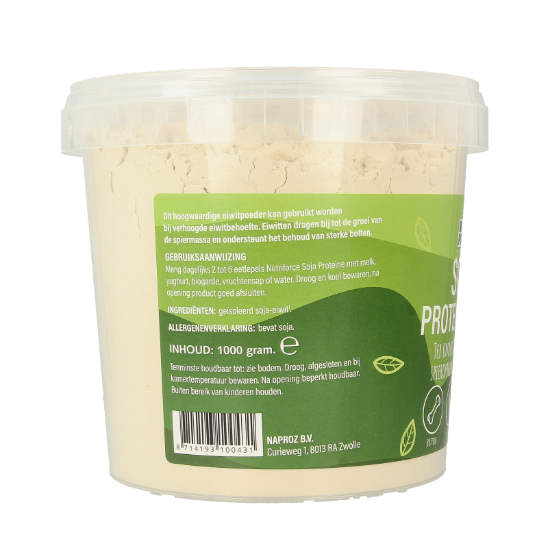 Nutriforce Soja proteine 95% 1 Kilogram