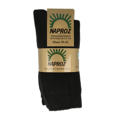 Naproz Thermo sokken zwart maat 39-42  3.00 Paar