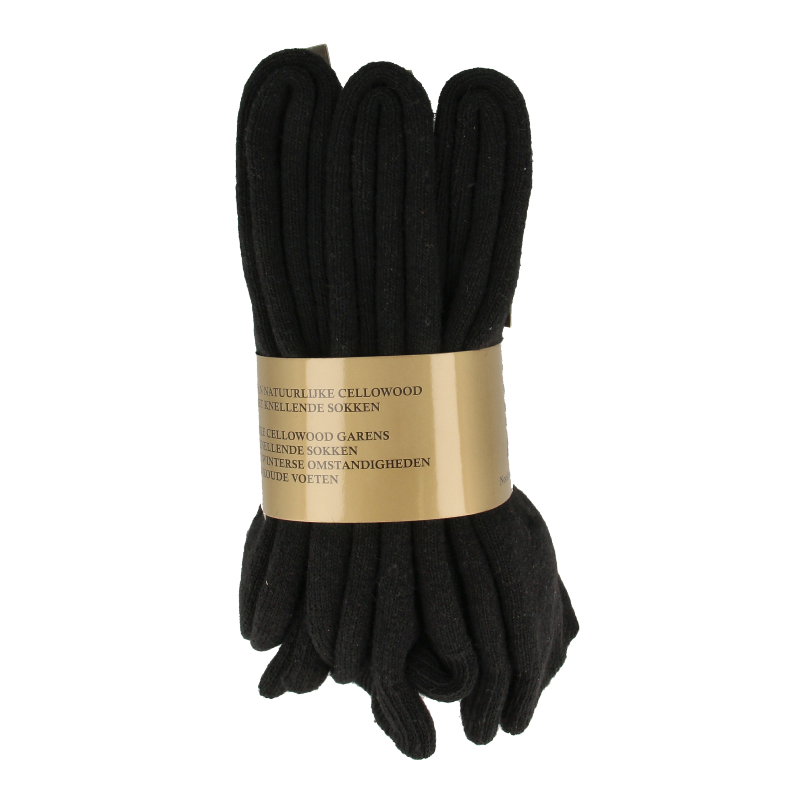 Naproz Thermo sokken zwart maat 39-42  3 Paar