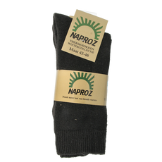 Naproz Thermo sokken zwart maat 43-46  3 Paar