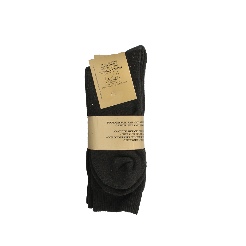 Naproz Thermo sokken zwart maat 47-49  3 Paar