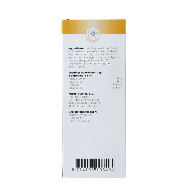 Michel Merlet Honing propolissiroop 250 Milliliter