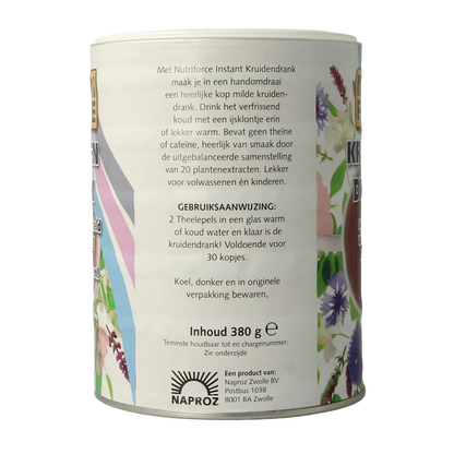 Nutriforce Instant kruidenthee 380.00 Gram