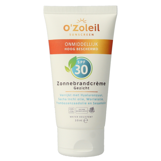 O' Zoleil Zonnebrandcreme gezicht SPF30 50 Milliliter