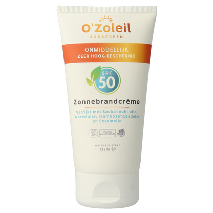 O' Zoleil Zonnebrandcreme SPF50 125.00 Milliliter